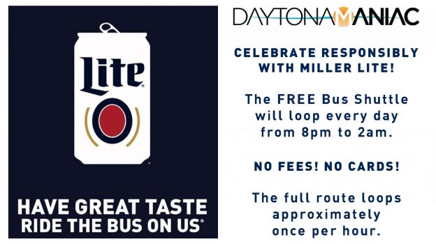 Miller-Coors is Back to Offer Free Rides This Spring Break in Daytona Beach